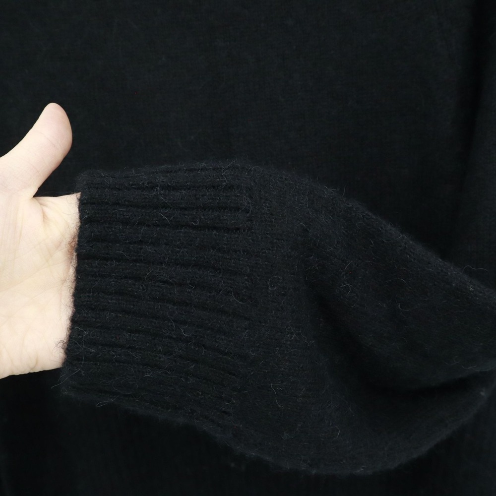 J. Crew High Rib Alpaca Wool Sweater Women XS Black Modern Classic Versatile NWT - Picture 8 of 14